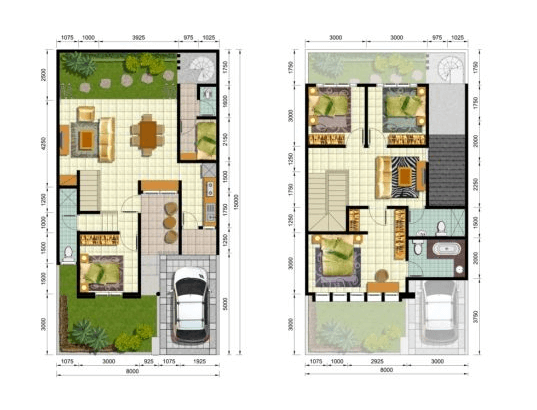 desain rumah 2 lantai sederhana<br />